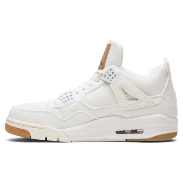 ﻿Levi's x Air Jordan 4 White Denim
