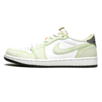 Jordan 1 Retro Low White Ghost Green Black