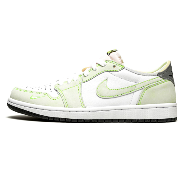 Jordan 1 Retro Low White Ghost Green Black