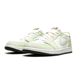 Jordan 1 Retro Low White Ghost Green Black