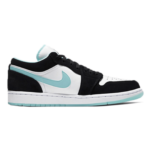 Air Jordan 1 Low White Black Island Green