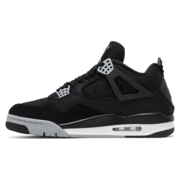 Air Jordan 4 Retro Black Canvas