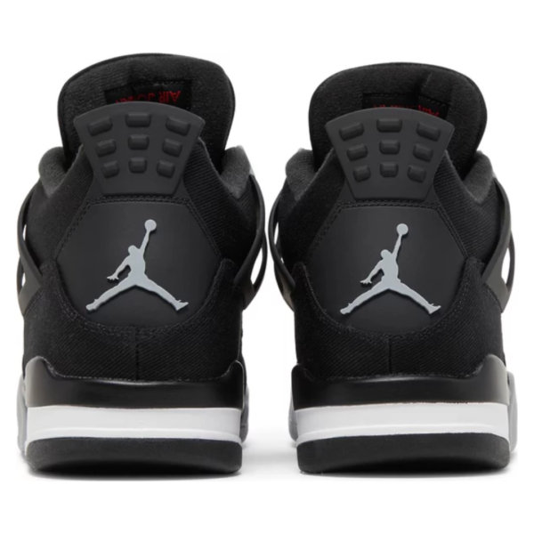 Air Jordan 4 Retro Black Canvas